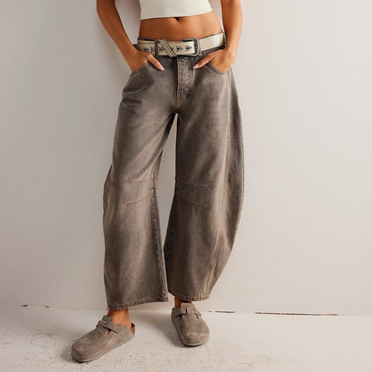 Clotilde  - Dames jeans met rechte pijp en relaxte fit