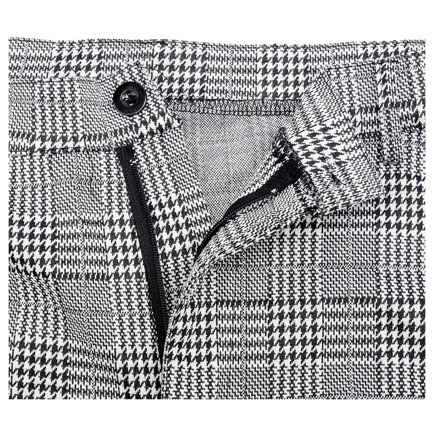 Massimo - Slim fit geruite chino's voor heren