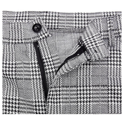 Massimo - Slim fit geruite chino's voor heren
