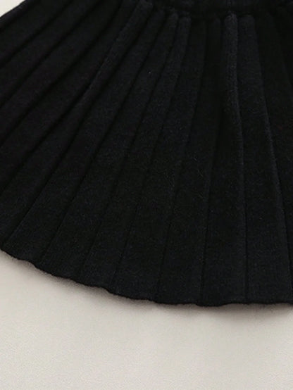 Sandie - Sweaterjurk met knoopsluiting en plooirokje voor kinderen