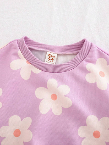 Ariane - Blossom print knus kinder sweatshirt