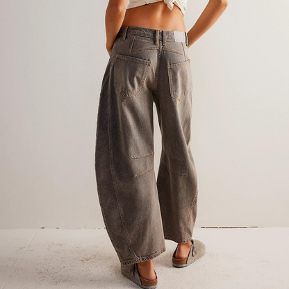 Clotilde  - Dames jeans met rechte pijp en relaxte fit