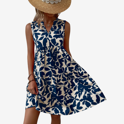 Ewa - Zomerjurk met v-hals voor dames
