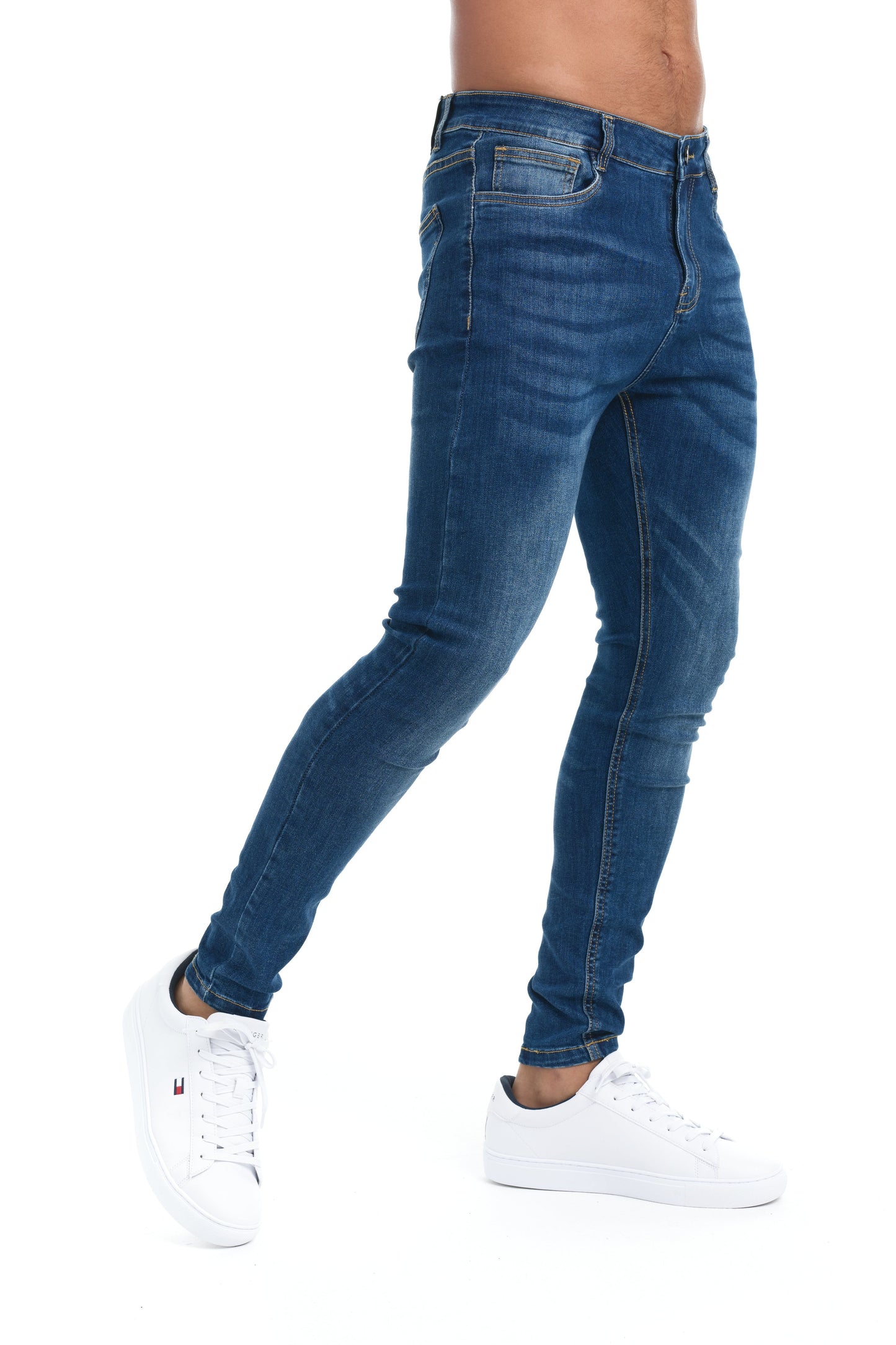 Webster - Klassieke skinny jeans met vervaagde wassing