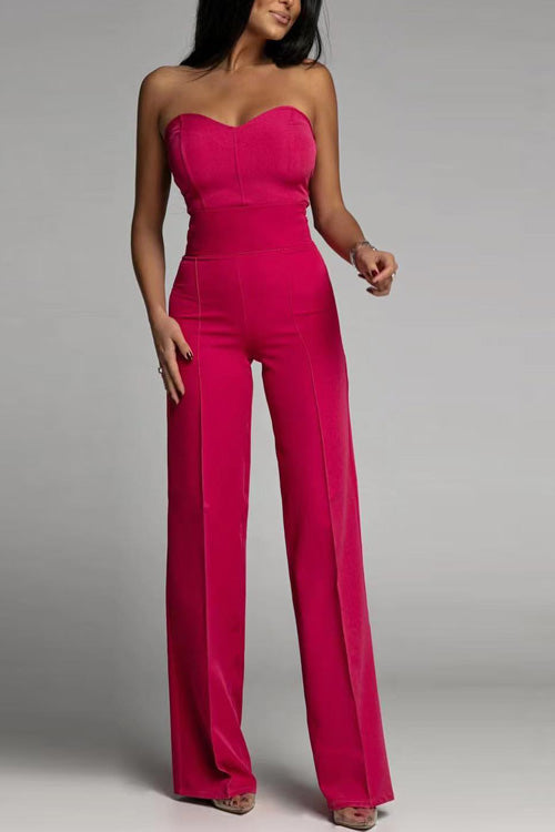 Lyra - Elegante Hoog-Waisted Jumpsuit