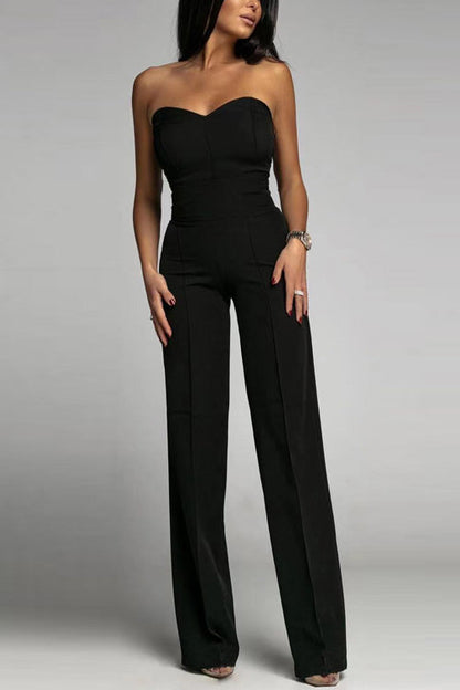 Lyra - Elegante Hoog-Waisted Jumpsuit