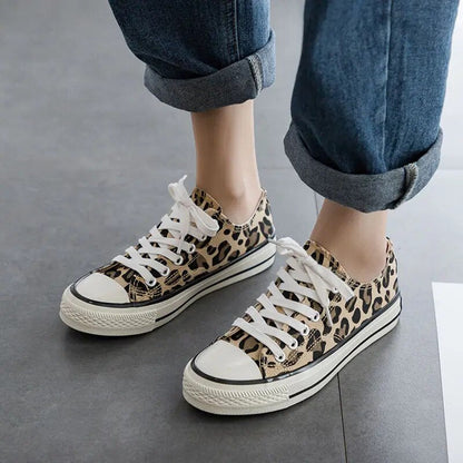 Ysabel - Dames canvas sneakers met plateau