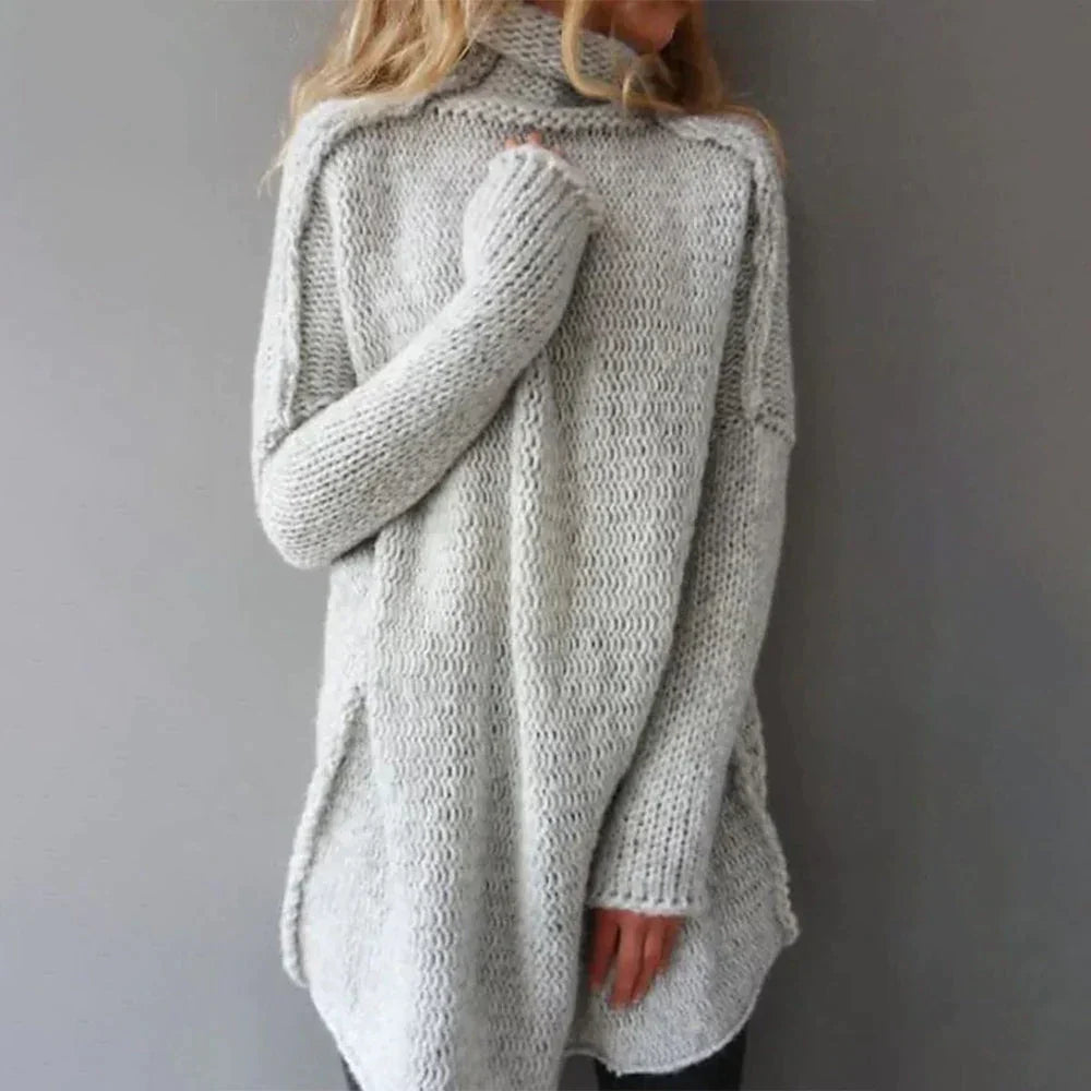 Carlita - Oversized Coltrui Gebreide Trui
