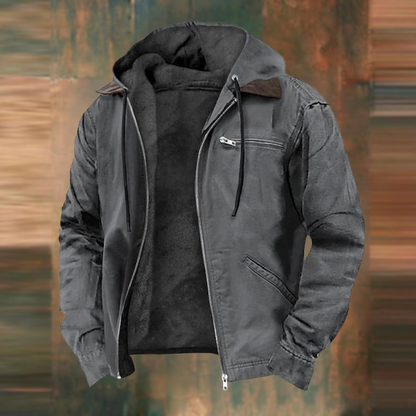 Joem - Hooded jack met meerdere zakken voor mannen
