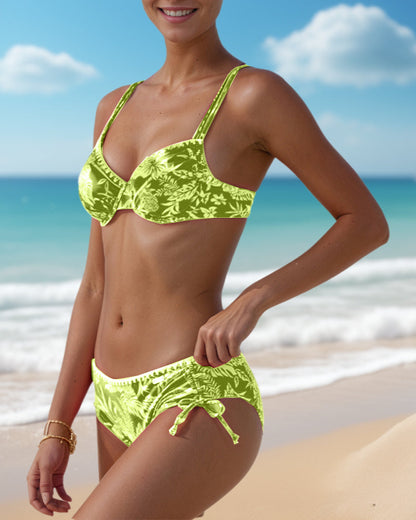 Justyna - Dames bikini met strikdetail