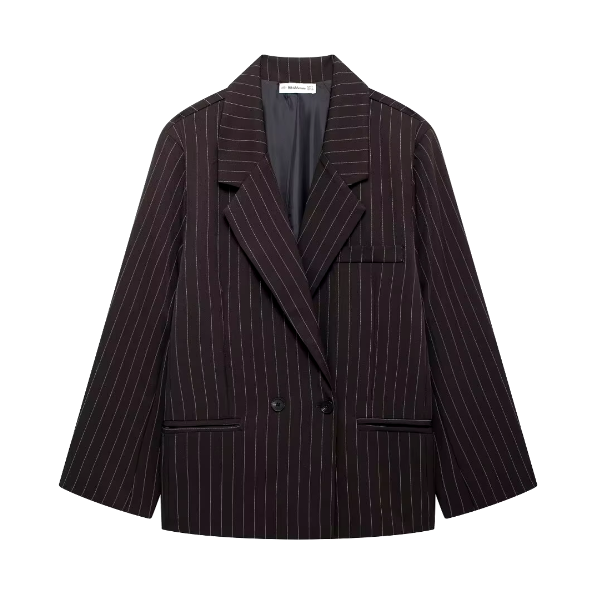 Nelsie - Chique oversized gestreepte blazer