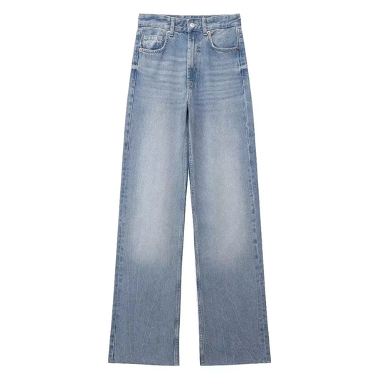 Fae - Flare damesjeans met hoge taille