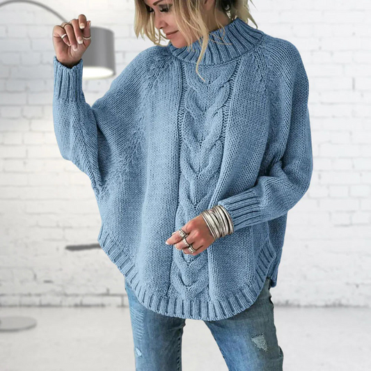 Madie - Gebreide oversized coltrui voor dames