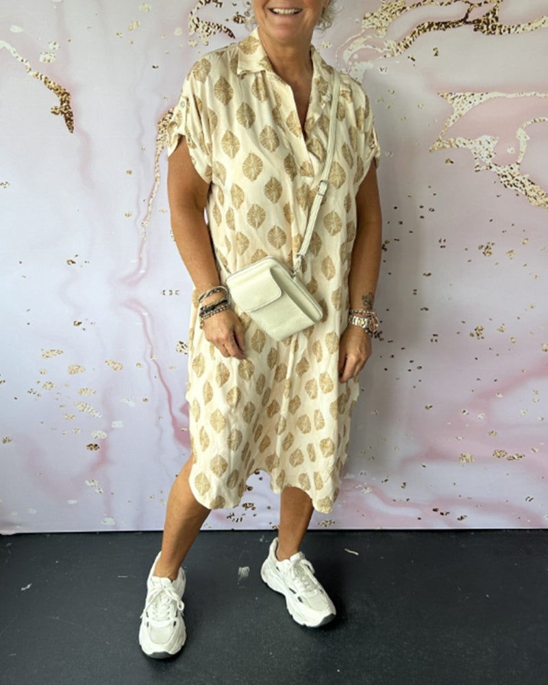 Paula - Zomerjurk met kraag en luchtige pasvorm voor dames