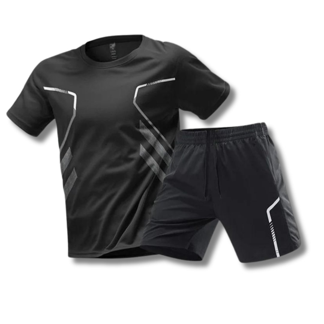 Federico – Padel sport outfit voor heren met ademend shirt en short