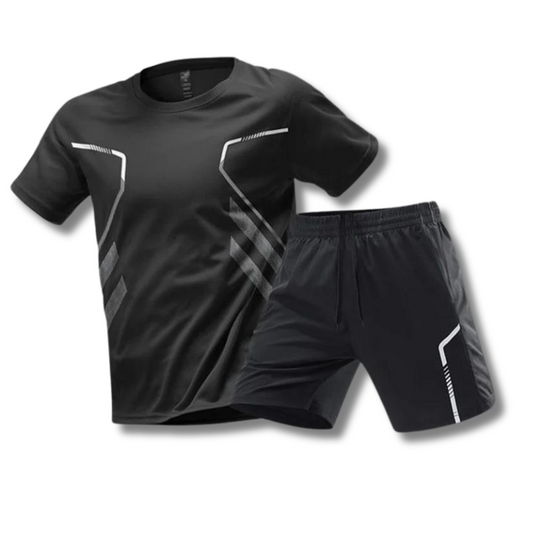 Federico – Padel sport outfit voor heren met ademend shirt en short