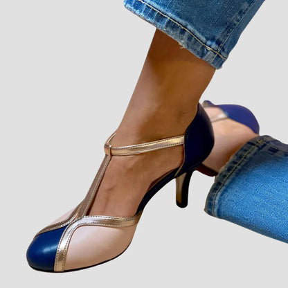 Cleonice - T-strap pumps met kitten heel voor dames