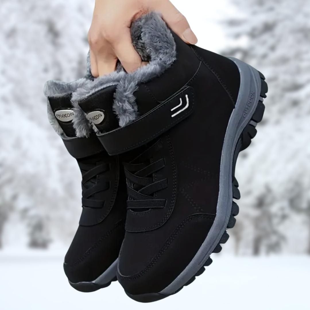 Reginald - Heren Warme Snowboots met Klittenbandsluiting