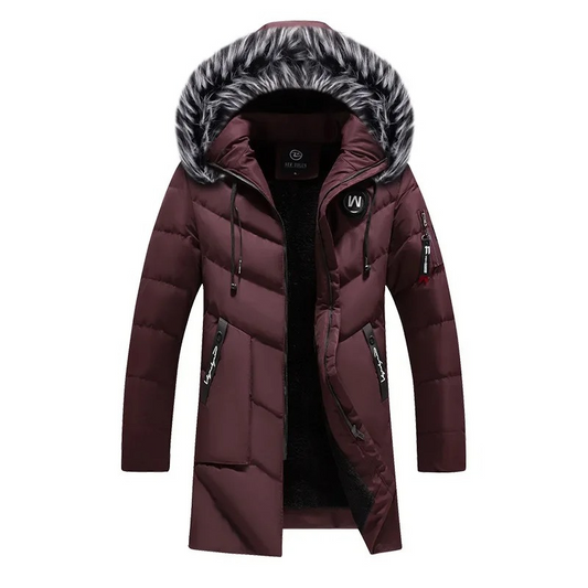 Henley - Heren winterparka met capuchon