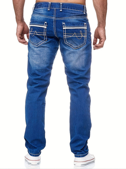 WhiteWashed Regular fit Denim Broek - Indigo