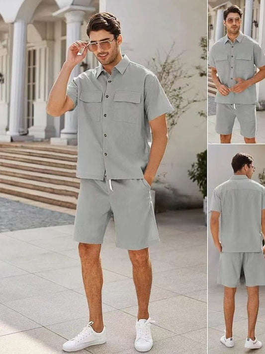 Geoffrey - Casual zomer tweedelige set voor heren