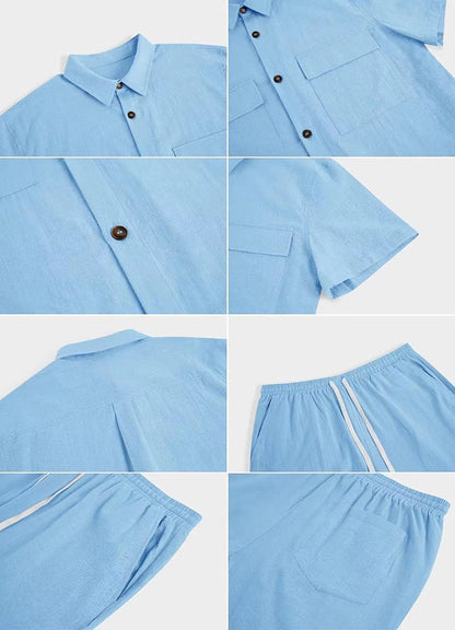 Geoffrey - Casual zomer tweedelige set voor heren