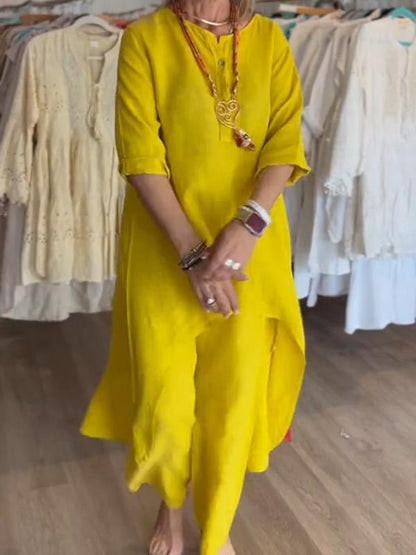 Adele – Loungewear set met oversized tuniek voor dames