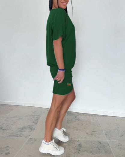 Katarzyna - Casual damesjurk met t-shirt look