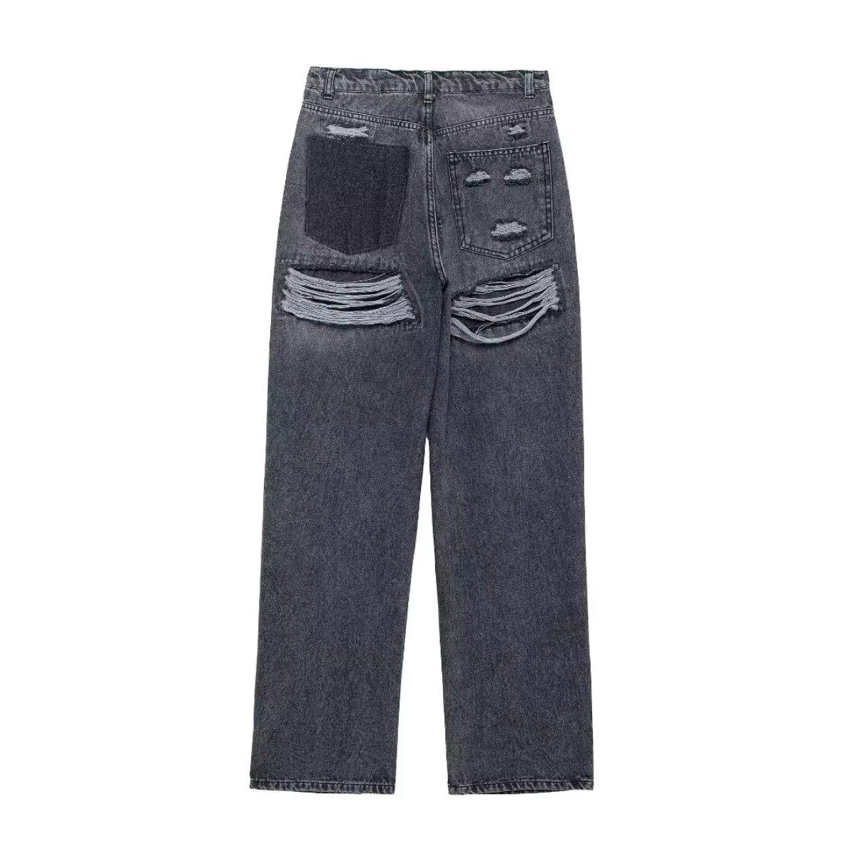 Nessa - Dames urban breeze jeans met brede pijpen