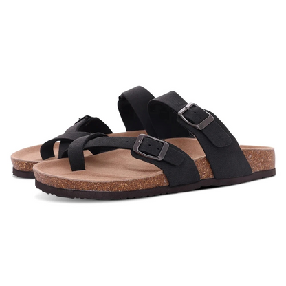 Summer Breeze - dames sandalen met open teen stijl en dubbele gesp