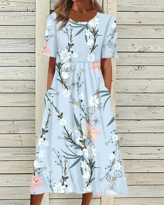 Kayla - Relaxed fit midi-jurk voor dames