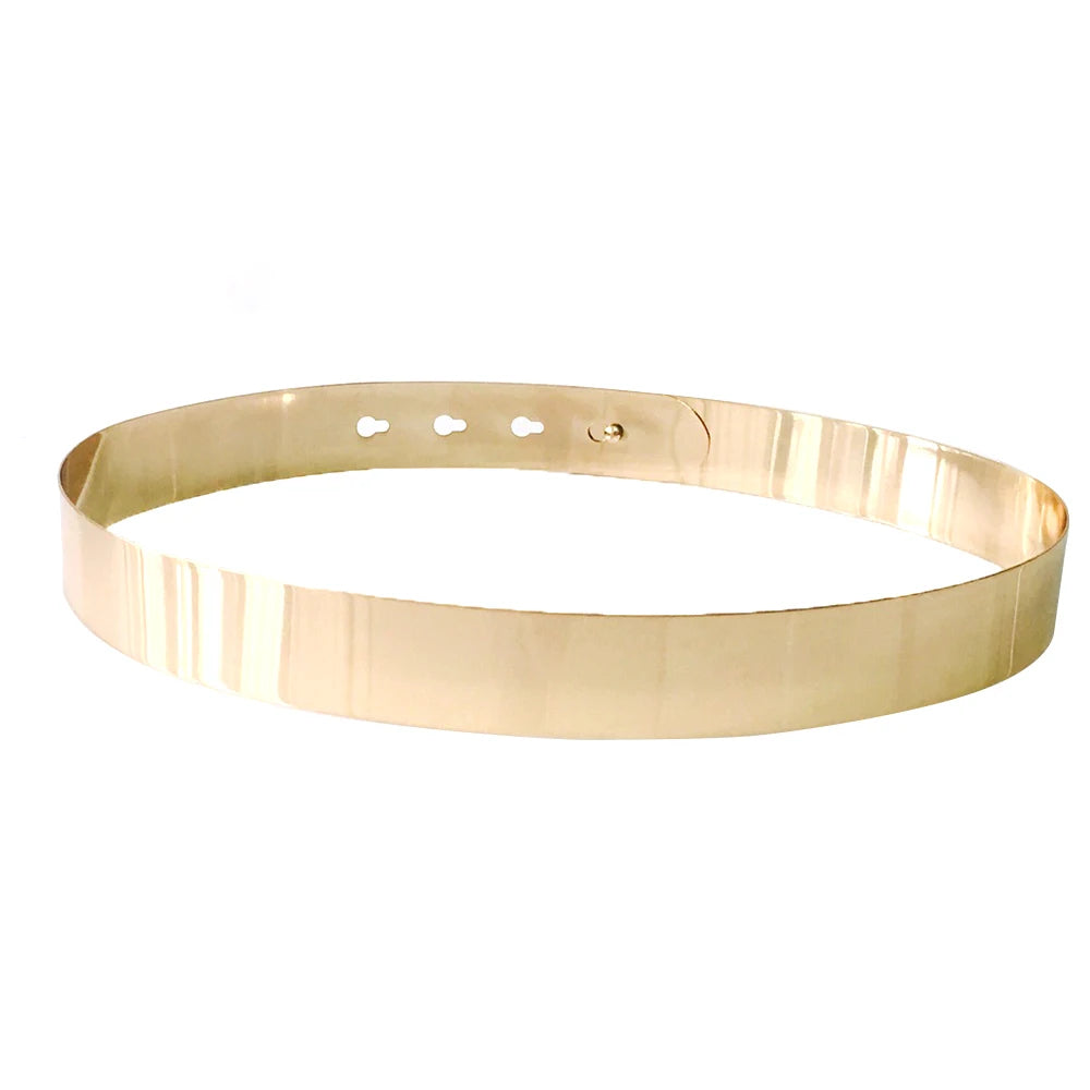 Elegante verstelbare metalen tailleriem