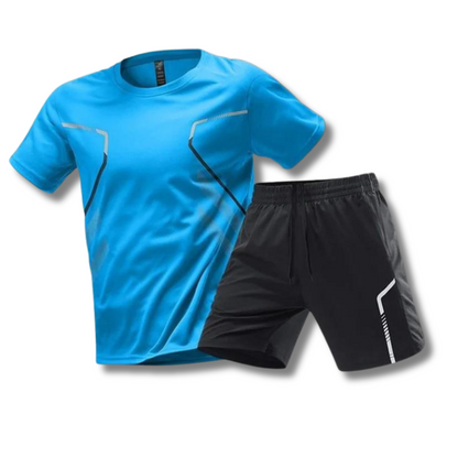 Federico – Padel sport outfit voor heren met ademend shirt en short