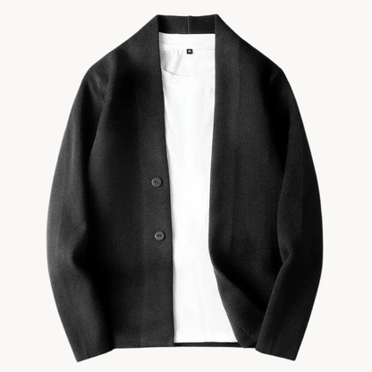 Enrico - Casual heren cardigan met knoopsluiting