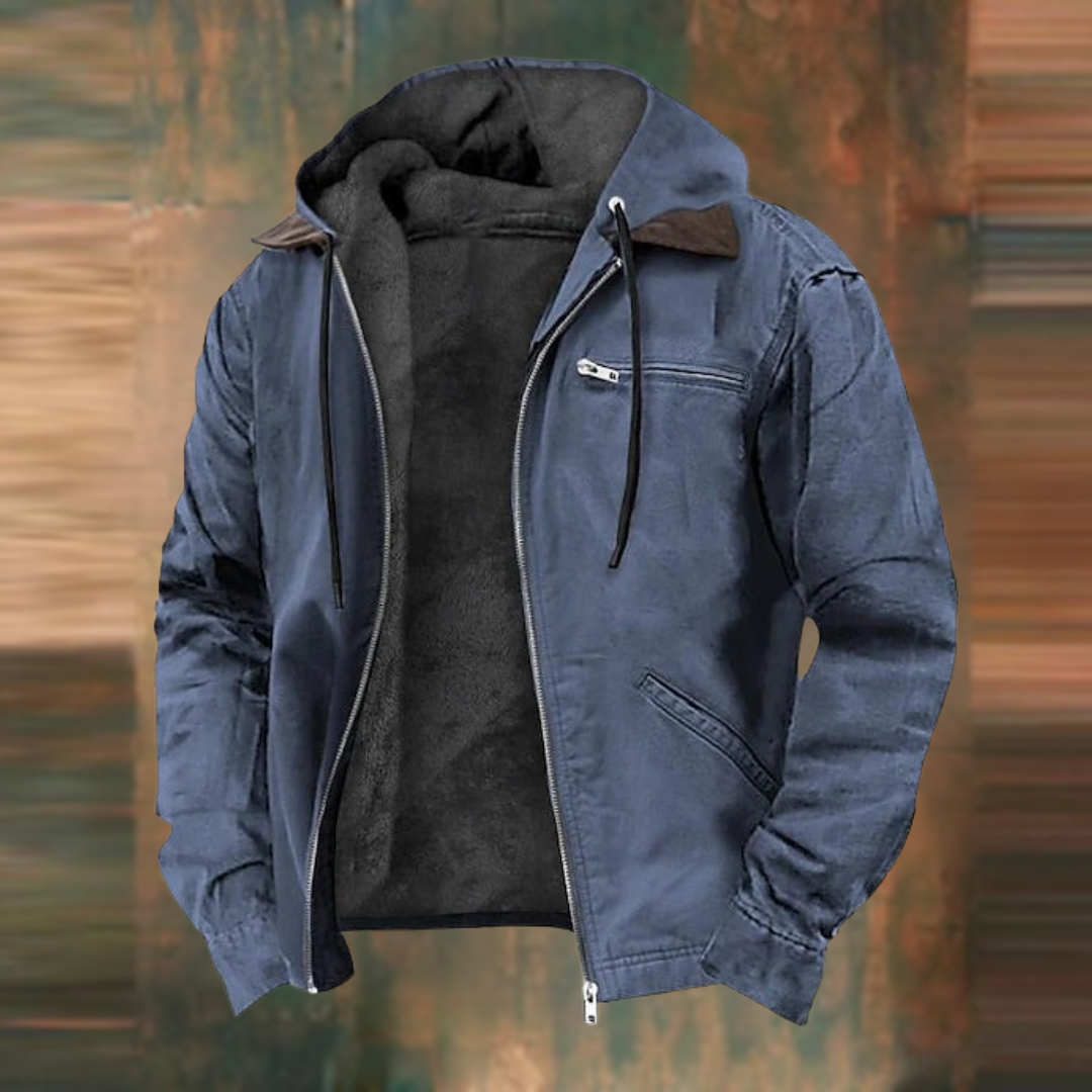 Joem - Hooded jack met meerdere zakken voor mannen