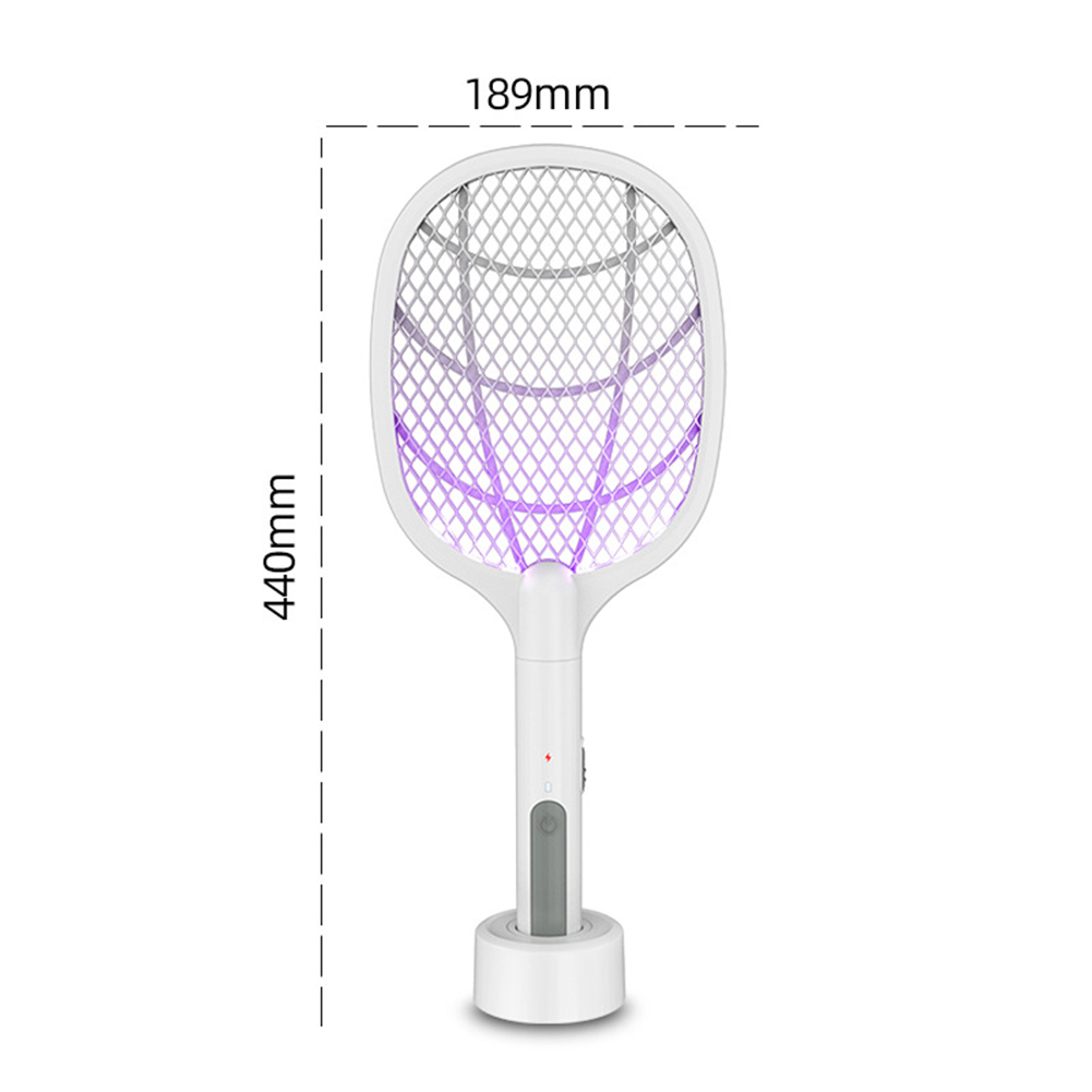 2-in-1 muggenlamp en muggenracket