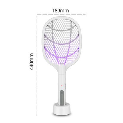 2-in-1 muggenlamp en muggenracket