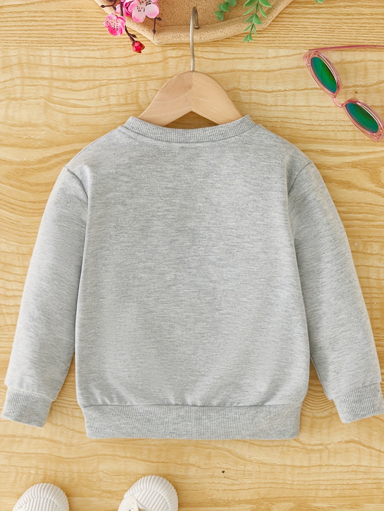 Meisjes sweatshirt met eenhoornprint en ronde hals - Halina