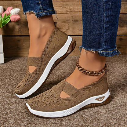 Serilda - Luchtige slip-on sneakers met sleehak voor dames