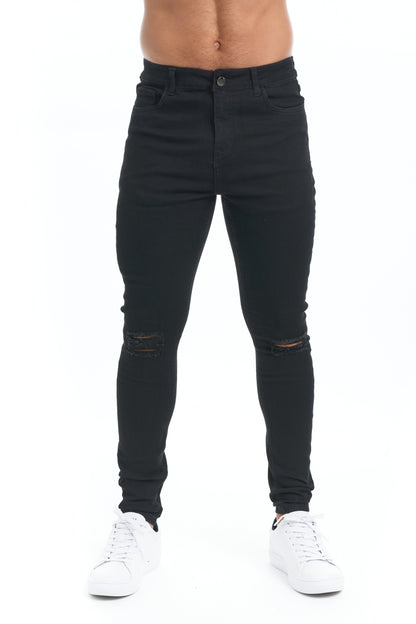 Thurston - Gescheurde knie slim-fit jeans