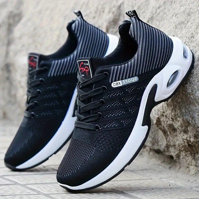 Alarich - Herensneaker met dempende zool en ademend bovenwerk