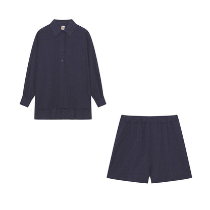 Camilla - Dames set met losvallende blouse en luchtige short