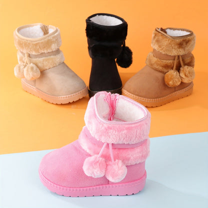 Meisjes sneeuw warme fleece knusse antislip laarzen - Moby