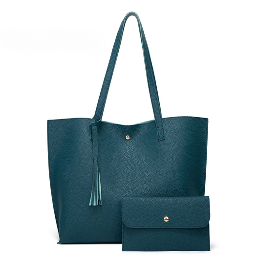 Shem - Lagune blauw leren portemonnee