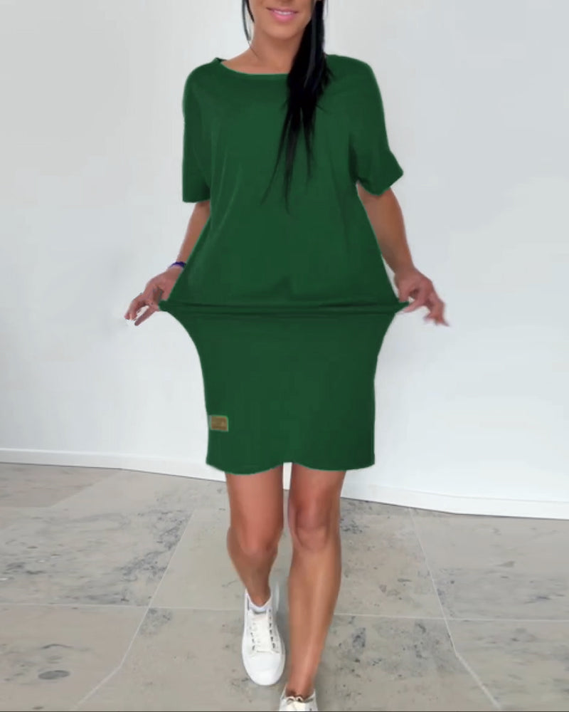 Katarzyna - Casual damesjurk met t-shirt look