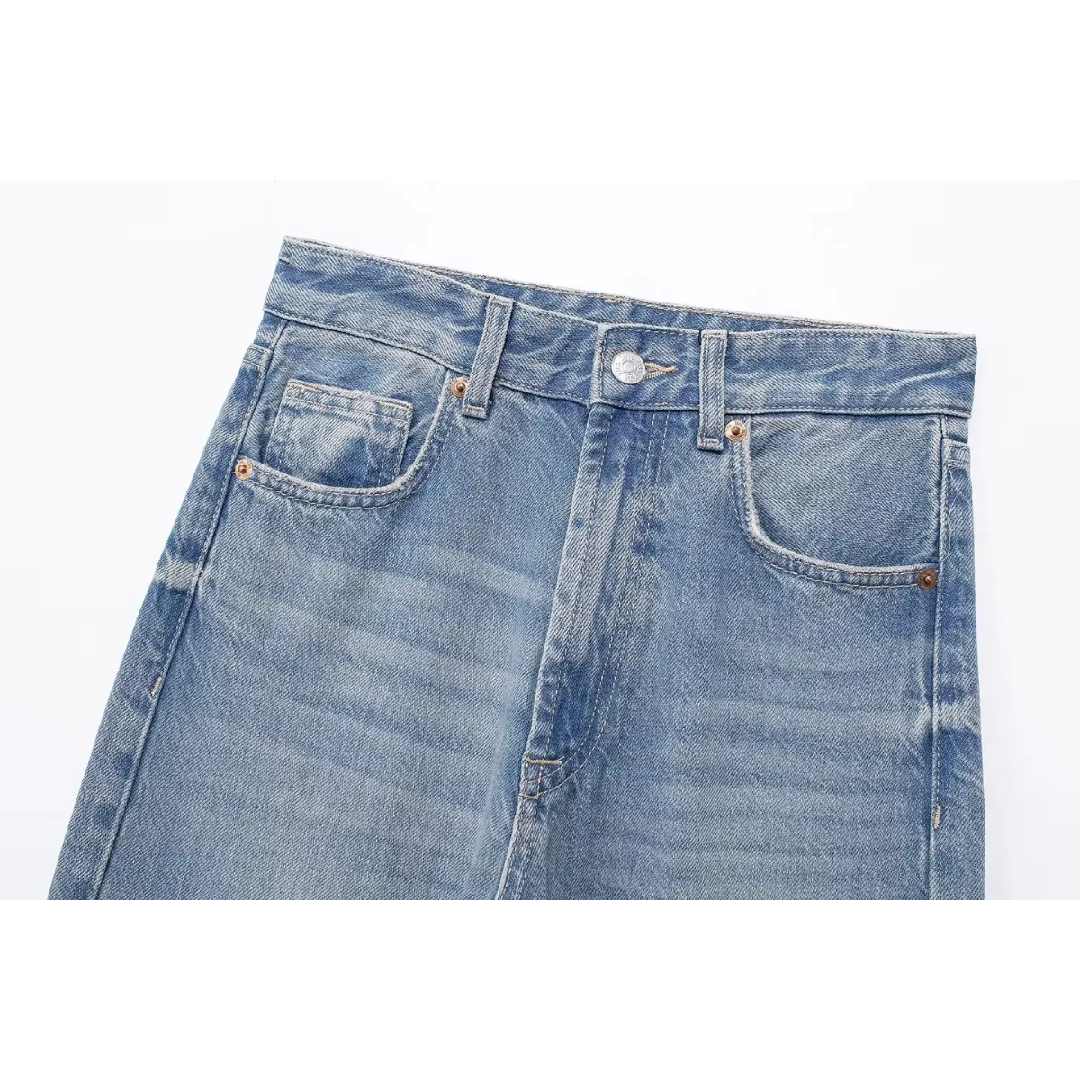Fae - Flare damesjeans met hoge taille