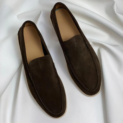 Redden - Casual instappers van suède loafers