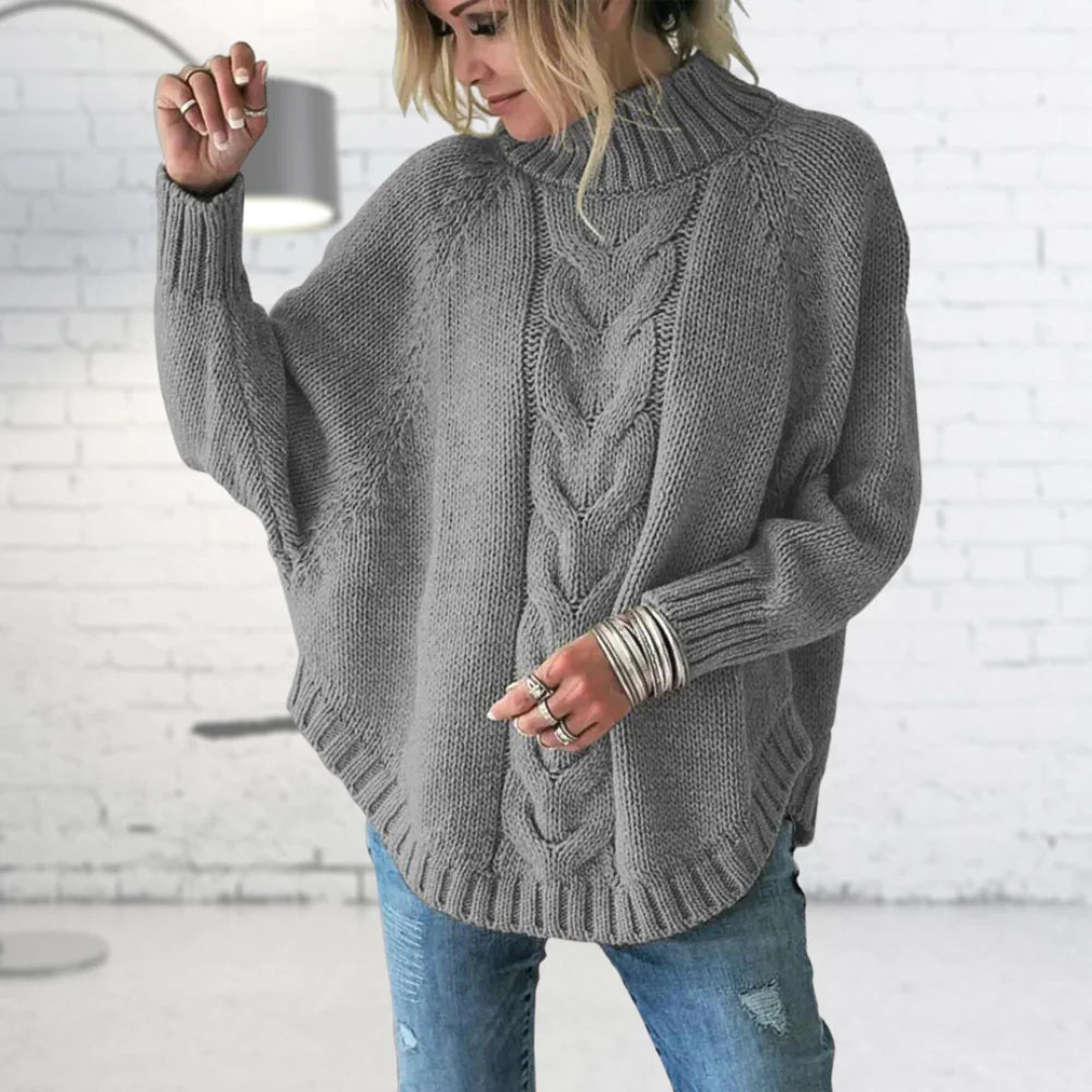 Madie - Gebreide oversized coltrui voor dames