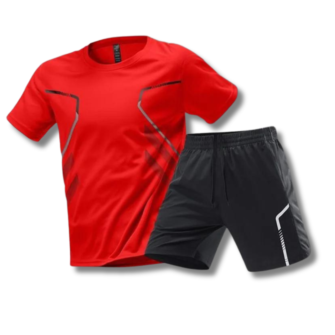 Federico – Padel sport outfit voor heren met ademend shirt en short