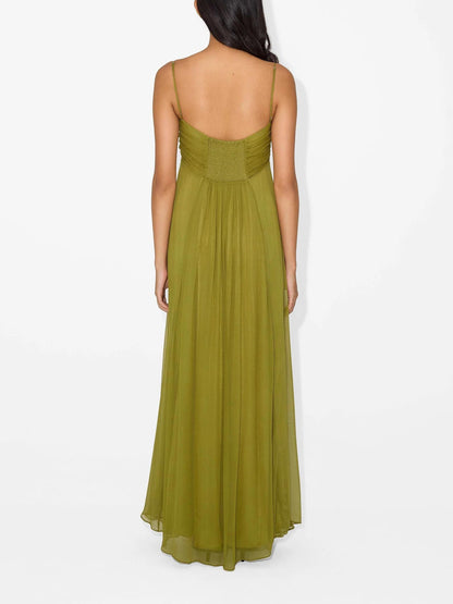 Havilah - Maxi damesjurk met spaghettibandjes en cut-out detail